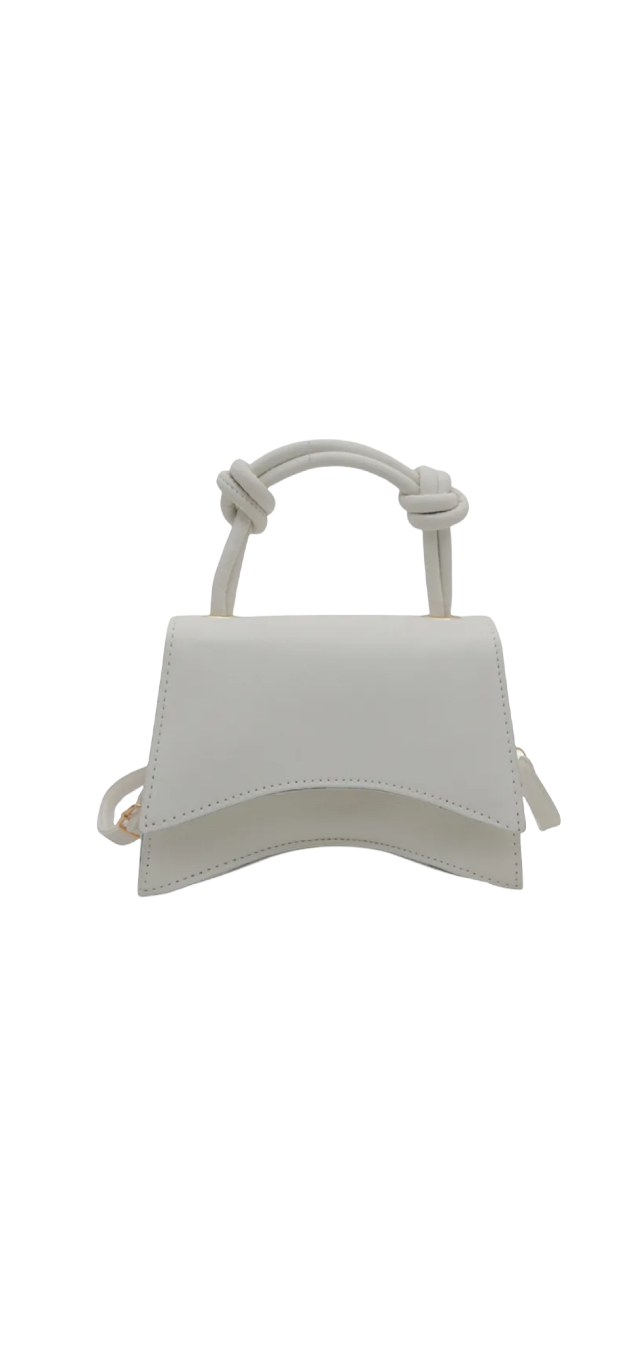 La white purse
